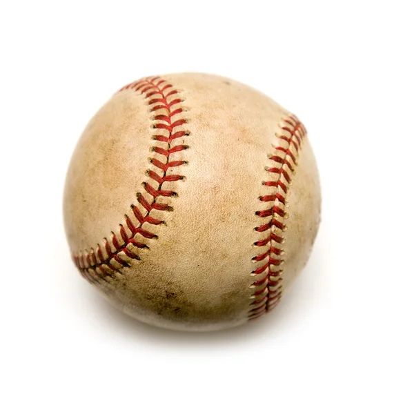 Старый бейсбол — стоковое фото
