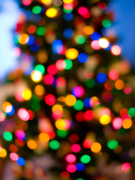 Lumières d'arbre de Noël Images De Stock Libres De Droits