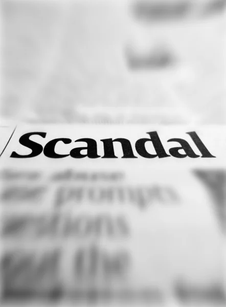 Escândalo — Fotografia de Stock