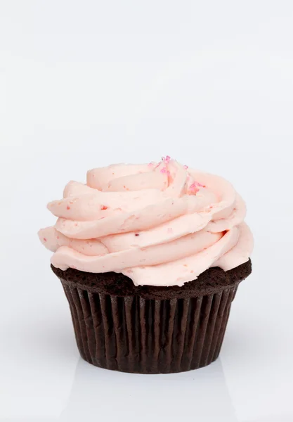 Рожевий кекс — стокове фото