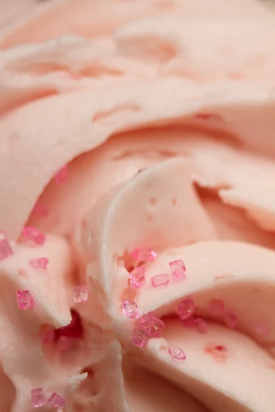 粉红色的糖霜 — 图库照片
