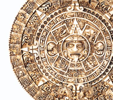 Aztec calendar clipart