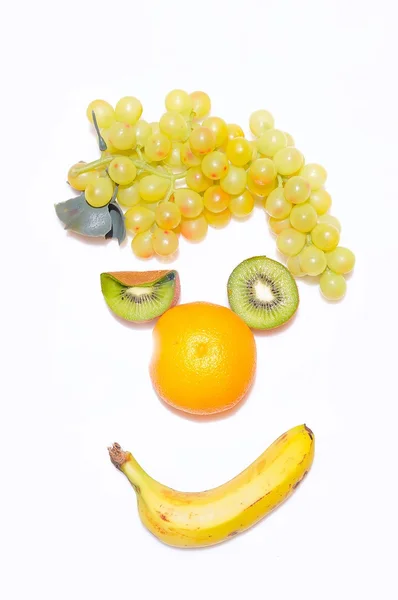 Face of fruit. — Stock Photo, Image