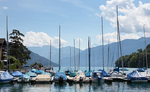 stock image Boats in bay