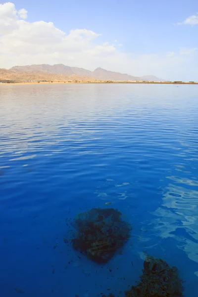 Paisaje marino de la laguna de Dahab (2). Egipto. Mar Rojo . — Foto de Stock