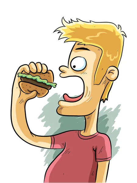 Hamburger godzina — Wektor stockowy