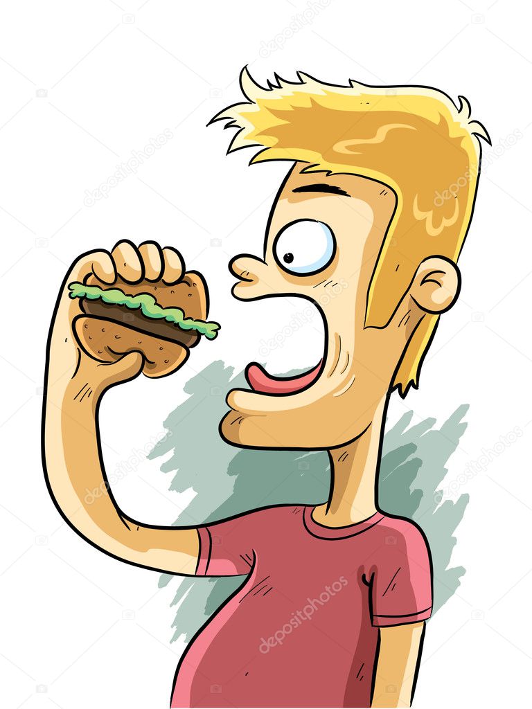 Burger Time Stock Vector Image by ©h4nk #7444045