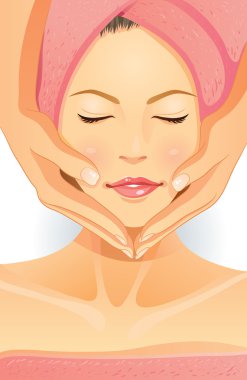 Facial SPA clipart