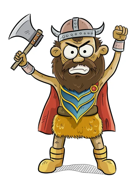 Irritado Viking Man —  Vetores de Stock