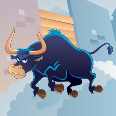 Angry Bull clipart