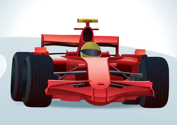 F1 coche de carreras — Vector de stock