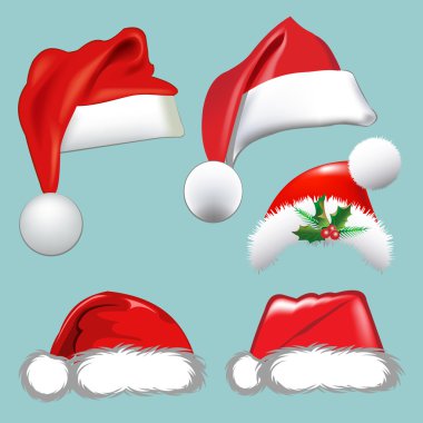 Christmas Collection Hats clipart