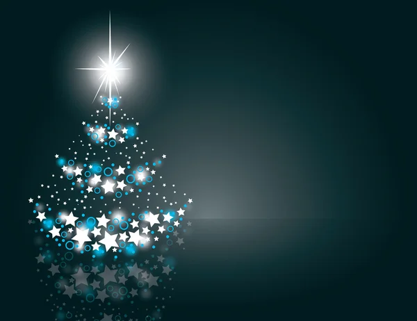 Christmas Tree Background. Vector Illustration. — Stock Vector