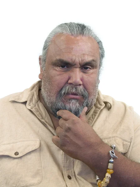 Big Hispanic man portrait — Stock Photo, Image