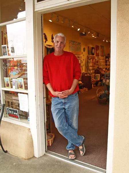 Retail shop owner — Stock Photo, Image