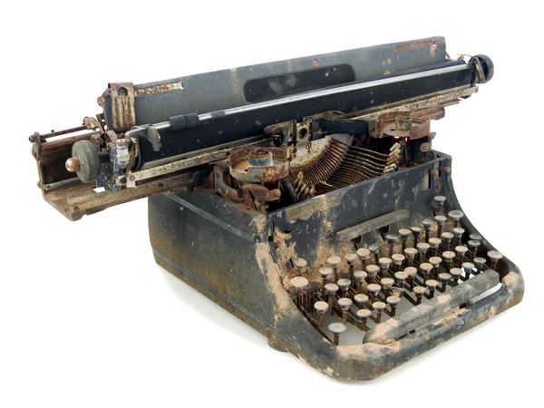 Una macchina da scrivere ruvida — Foto Stock