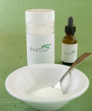 Stevia natural sweetener clipart
