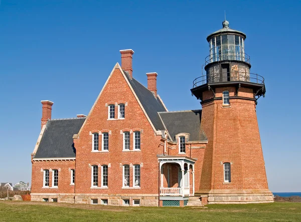 Historic Southeast Lighthouse on Block Island, RI — Stock Photo, Image