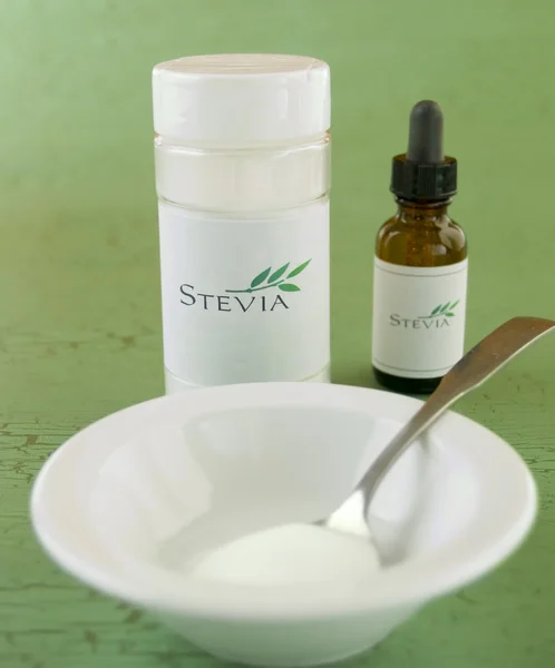 Přírodní sladidlo stevia — Stock fotografie