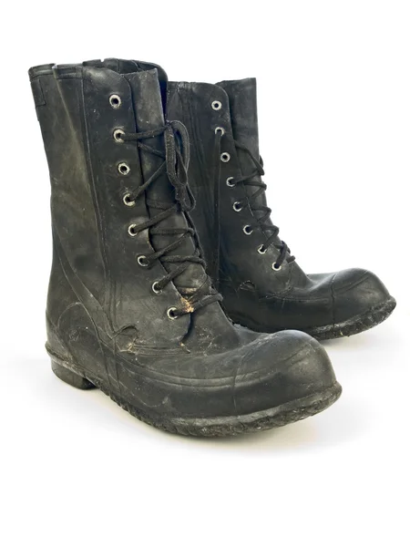 WW II era army rubber boots — Stock Photo, Image