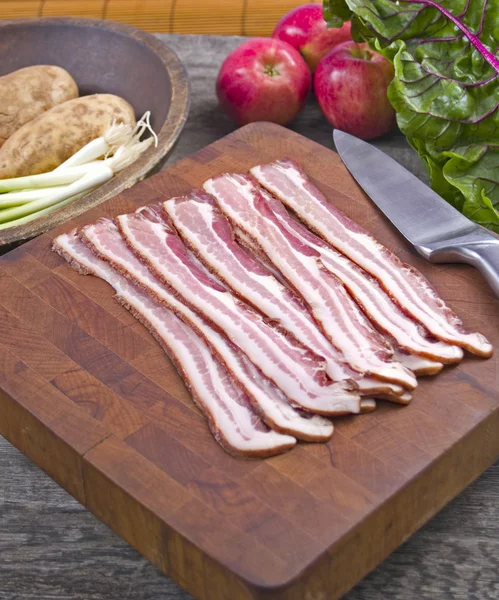 Tepelně neupravené slanina — Stock fotografie