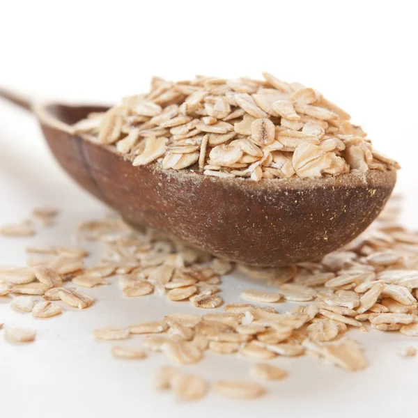Raw thick rolled oats — Stock Photo, Image