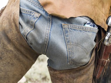 Cowboy butt clipart