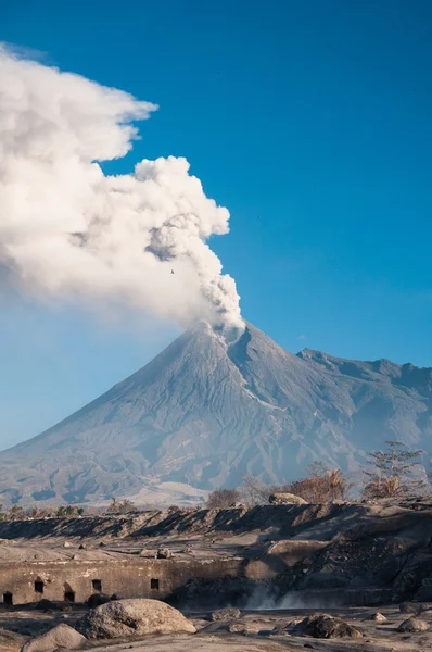 Merapi el volcano.jpg Imágenes de stock libres de derechos