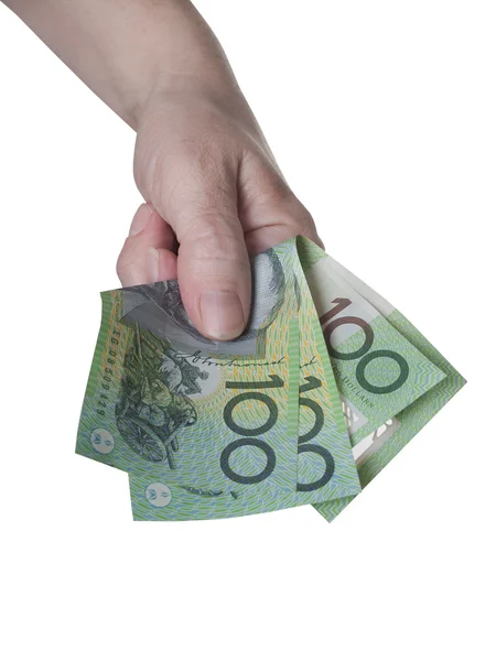 Hand over money — Stock Photo, Image