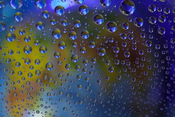 Планеты из пузырьков воды — стоковое фото