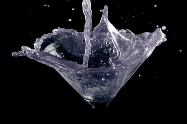 Splash no vidro — Fotografia de Stock