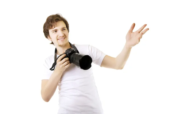 Hombre fotógrafo — Foto de Stock