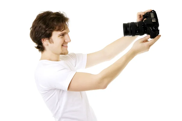 Man fotograaf — Stockfoto
