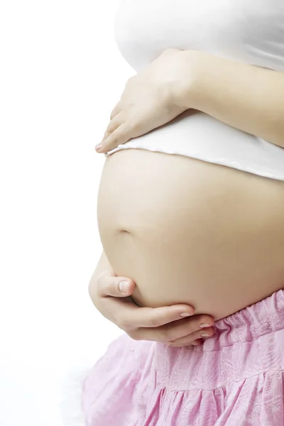 Schöne süße schwangere Mädchen — Stockfoto