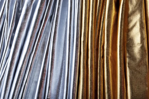 Lussuoso tessuto argento e oro — Foto Stock