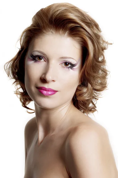 Hermosa mujer con maquillaje magnífico —  Fotos de Stock