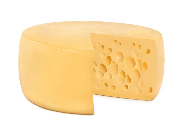 Ein Rad runder Käse — Stockfoto