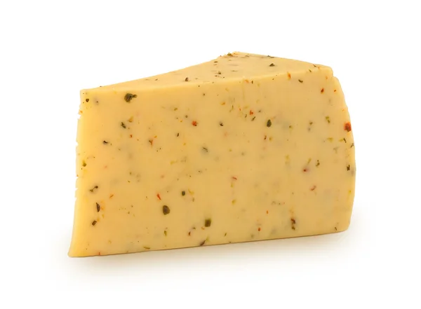 Cheese with spices — Stock Photo, Image