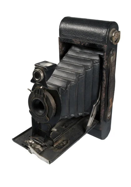 Εκλεκτής ποιότητας φωτογραφική μηχανή σε απομονωμένες άσπρο φόντο — Φωτογραφία Αρχείου
