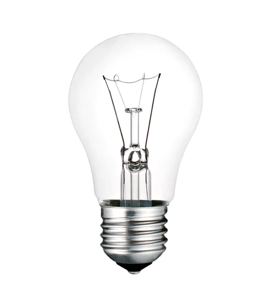 Parafuso lâmpada foto isolada no fundo branco — Fotografia de Stock