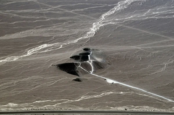 Vista aérea de un mirador en las líneas de Nazca — Foto de Stock