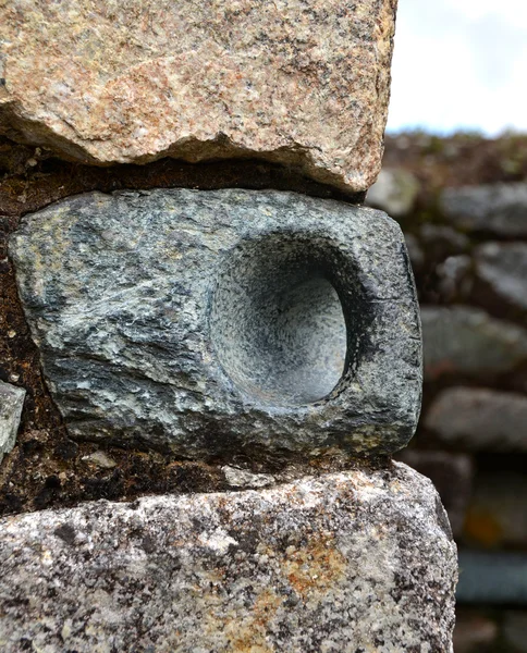 stock image Typical Incan Stonework - Door Holder