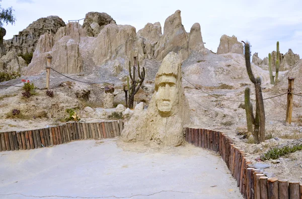 stock image Entrace to the Moon Valley in La Paz