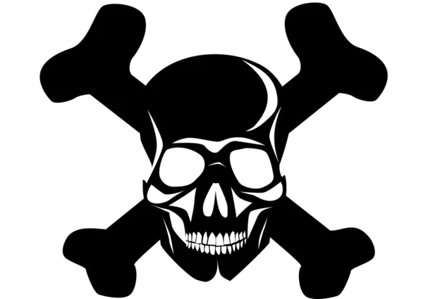 Símbolo dos piratas — Vetor de Stock