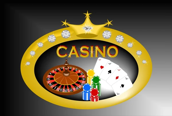 Casino banner — Stock Vector
