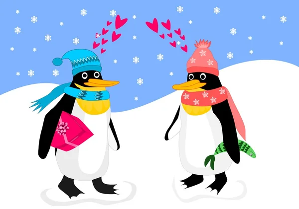 stock vector Penguins