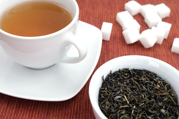 Tea and herbs — Stock Photo, Image