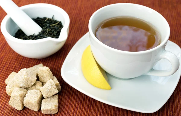 Čaj a cukr — Stock fotografie