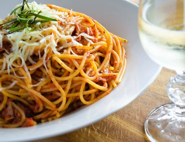 stock image Pasta and vine