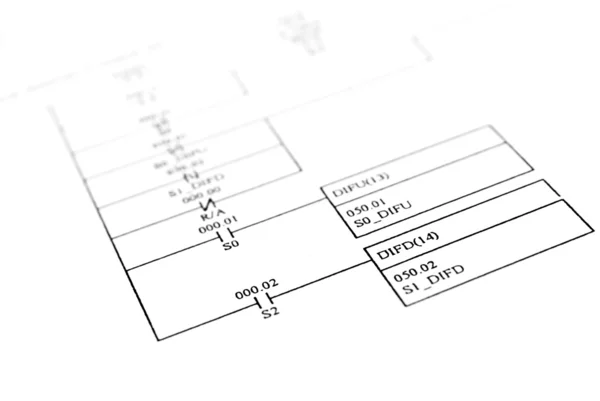 Schematic diagram — Stock Photo, Image